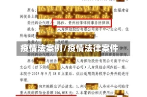 疫情法案例/疫情法律案件
