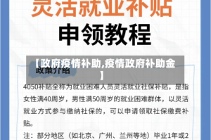 【政府疫情补助,疫情政府补助金】