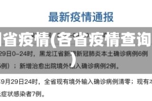 国省疫情(各省疫情查询)