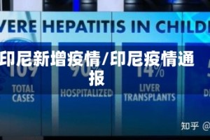 印尼新增疫情/印尼疫情通报