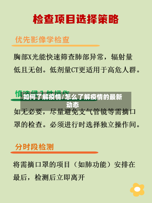 如何了解疫情/怎么了解疫情的最新动态-第1张图片