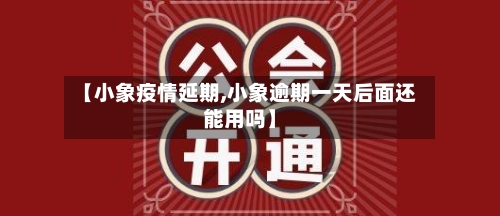 【小象疫情延期,小象逾期一天后面还能用吗】-第3张图片