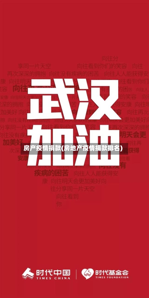 房产疫情捐款(房地产疫情捐款排名)-第1张图片