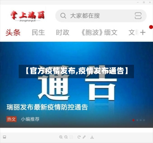 【官方疫情发布,疫情发布通告】-第3张图片