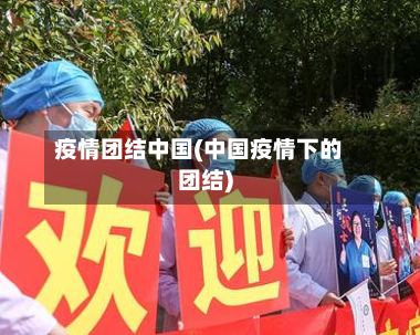 疫情团结中国(中国疫情下的团结)-第3张图片